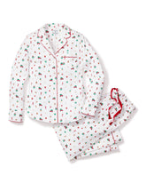 Women's Twill Pajama Set | Winter Nostalgia Pajama Sets Petite Plume 