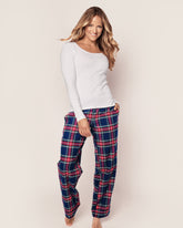 Women's Brushed Cotton Pants in Windsor Tartan Women's Pants Petite Plume 