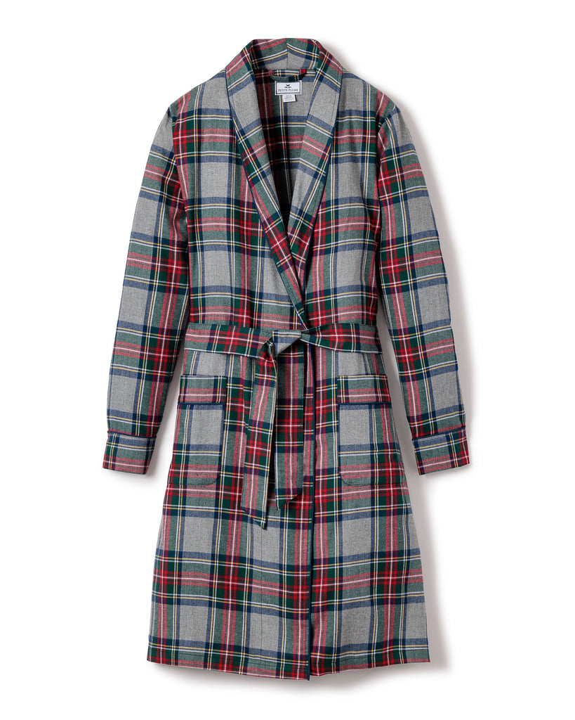 Women's Brushed Cotton Robe in Westminster Tartan Women's Robe Petite Plume 