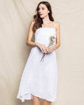 Women's Gauze Serene Sundress | White Dresses Petite Plume 