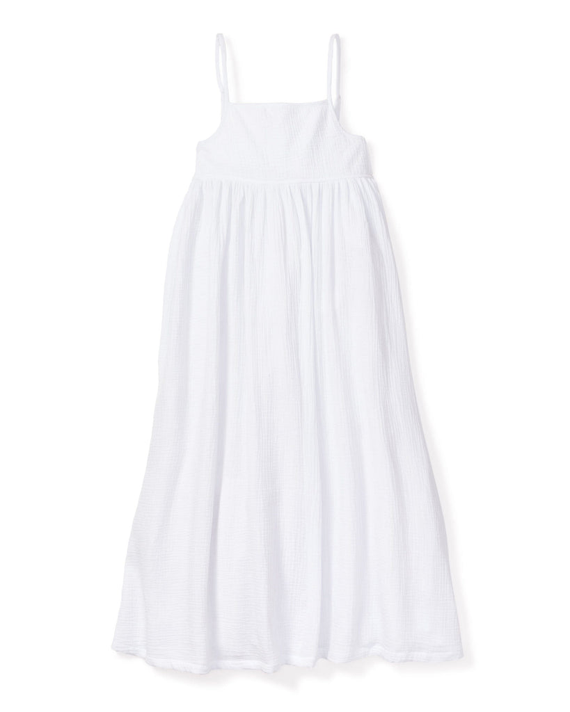 Women's Gauze Serene Sundress | White Dresses Petite Plume 