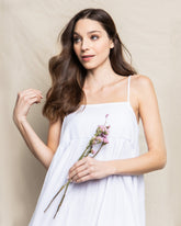 Women's Gauze Serene Sundress | White Dresses Petite Plume 