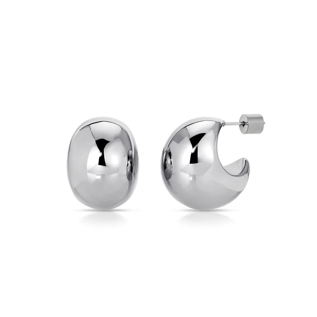 Alix Hoops Earrings Jurate Los Angeles White Gold 