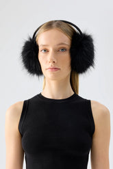 All Ears Earmuffs | Black Earmuffs Unreal Fur 