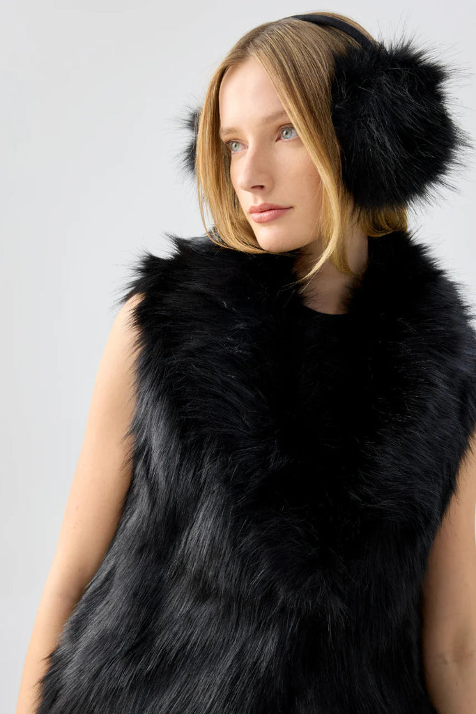 All Ears Earmuffs | Black Earmuffs Unreal Fur 