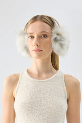 All Ears Earmuffs | Snow Leopard Earmuffs Unreal Fur 