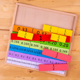 Fractions Tray Bigjigs Toys US 