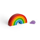 Wooden Stacking Rainbow - Small Bigjigs Toys US 