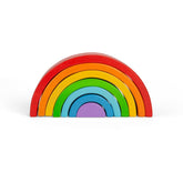 Wooden Stacking Rainbow - Small Bigjigs Toys US 