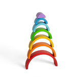 Wooden Stacking Rainbow - Small Bigjigs Toys US 