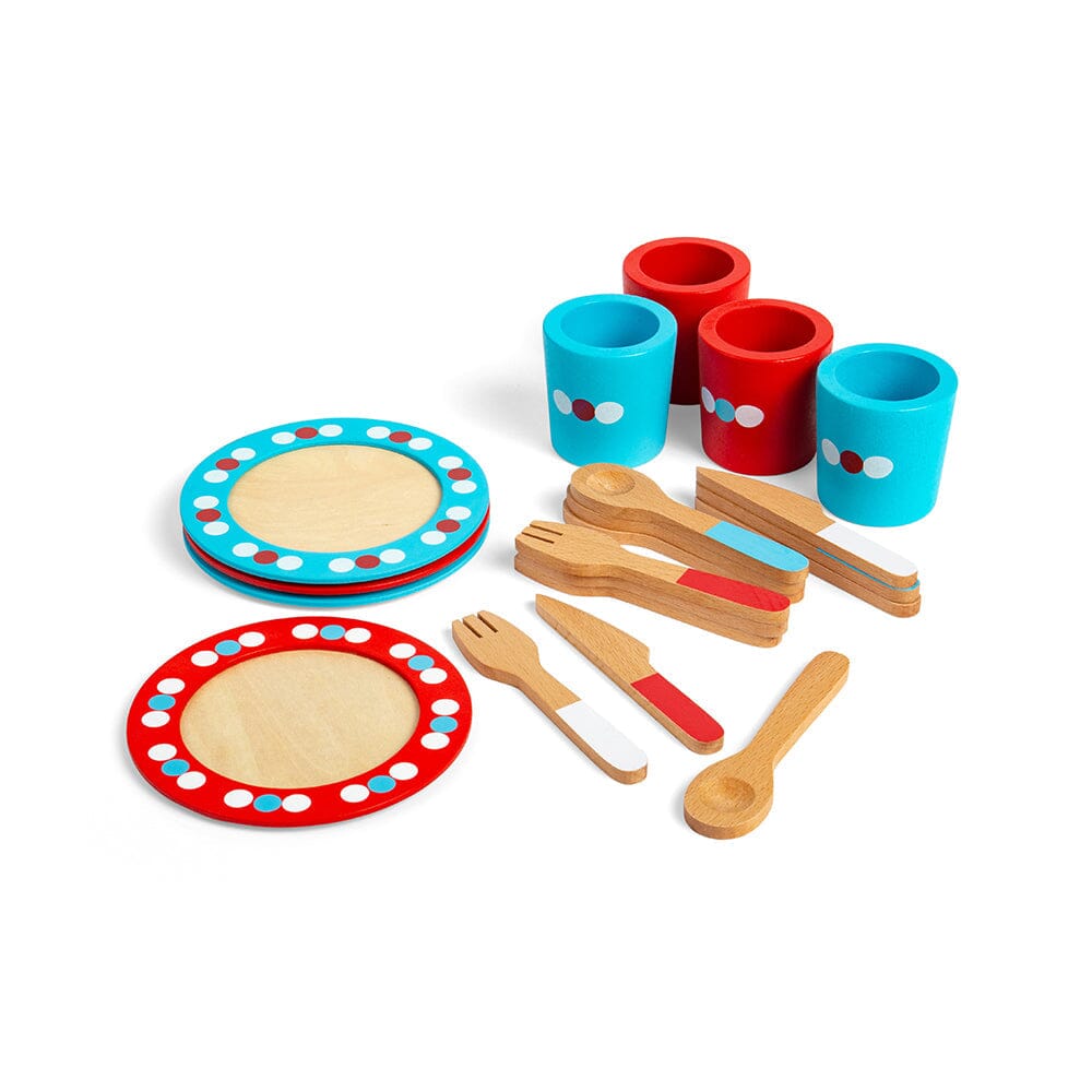 Dinner Service (20 Pieces) Bigjigs Toys US 