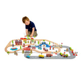 City Road and Railway Set Cars & Trains Bigjigs Toys US 