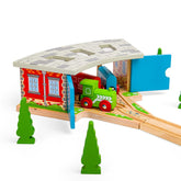 Triple Engine Shed Bigjigs Toys US 