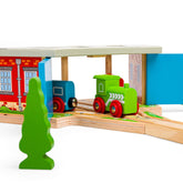 Triple Engine Shed Bigjigs Toys US 