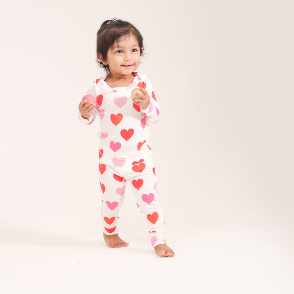 L/S Loungewear Set - Big Hearts 661 Angel Dear 