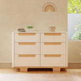 Babyletto | Yuzu 6-Drawer Dresser | White / Natural