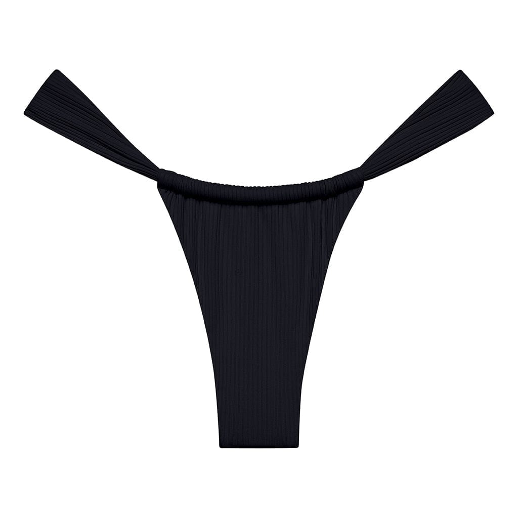 Black Rib Sandra Bikini Bottom Bikini Bottom Montce 