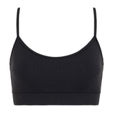 Black Rib Simple Sport Top Active Top Montce 