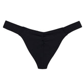 Black Rib Added Coverage Uno Bikini Bottom Bikini Bottom Montce 