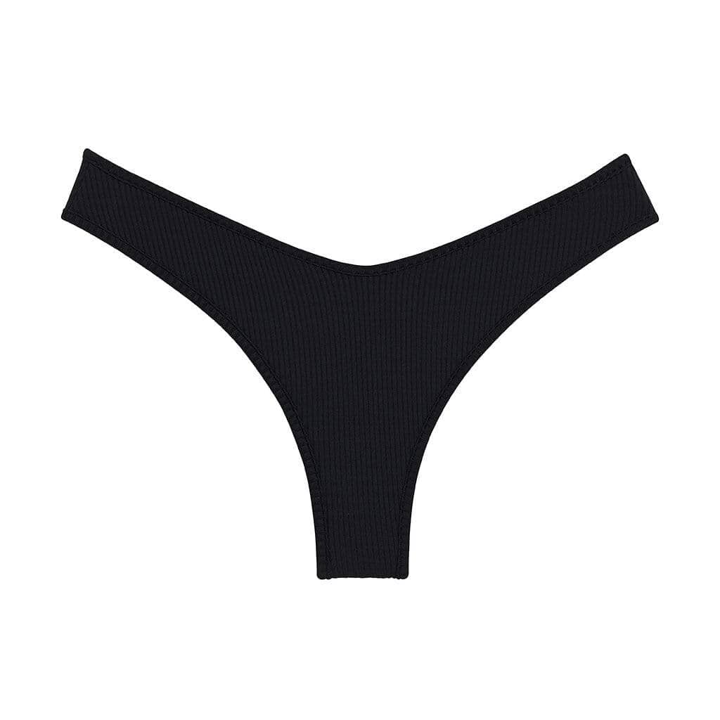 Black Rib Lulu Bikini Bottom Bikini Bottom Montce 