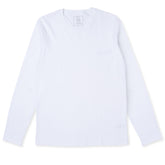 Blake Men's Longsleeve Pocket T-shirt | White Tops & Tees Lila + Hayes S 