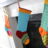 Colorful Stocking | Blue Stockings Melange Collection 