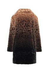 Boho Coat | Ombre Leopard Outerwear Unreal Fur 