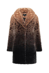 Boho Coat | Ombre Leopard Outerwear Unreal Fur Ombre Leopard S 