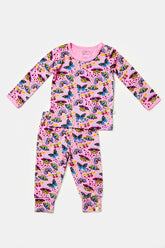 Long Sleeve Pajama Set | Butterflies Pajama Sets Clover Baby & Kids 