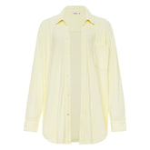 Buttercream Rib Long Sleeve Button Down Shirt Apparel Top Montce 