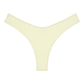 Buttercream Rib Lulu (Zig-Zag Stitch) Bikini Bottom Bikini Bottom Montce 