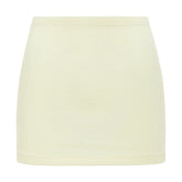 Buttercream Rib Micro Skirt Cover-Up Skirt Montce 