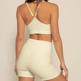 Buttercream Rib Midi Bike Short Active Short Montce 