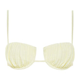 Buttercream Rib Petal Bikini Top Bikini Top Montce 