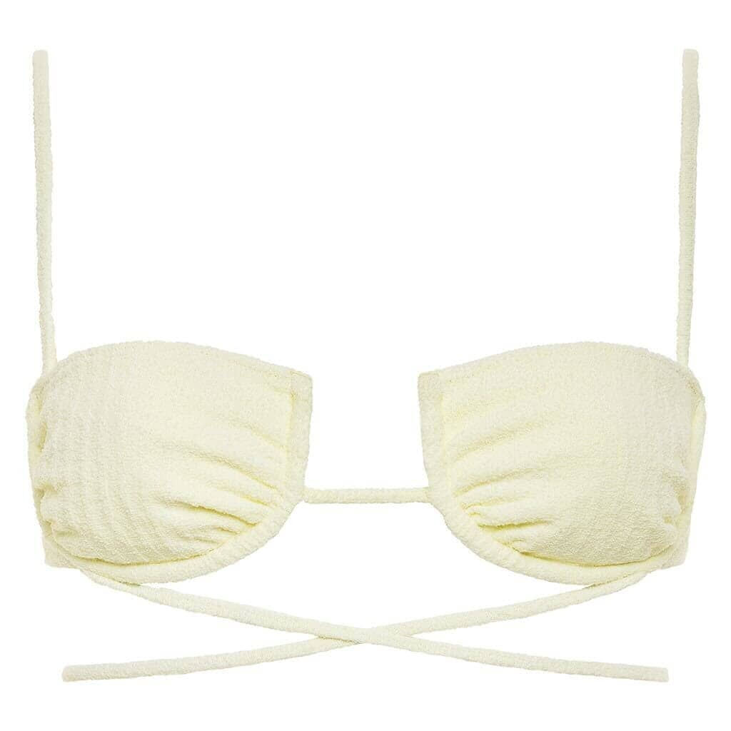 Buttercream Rib Simone Bikini Top Bikini Top Montce 