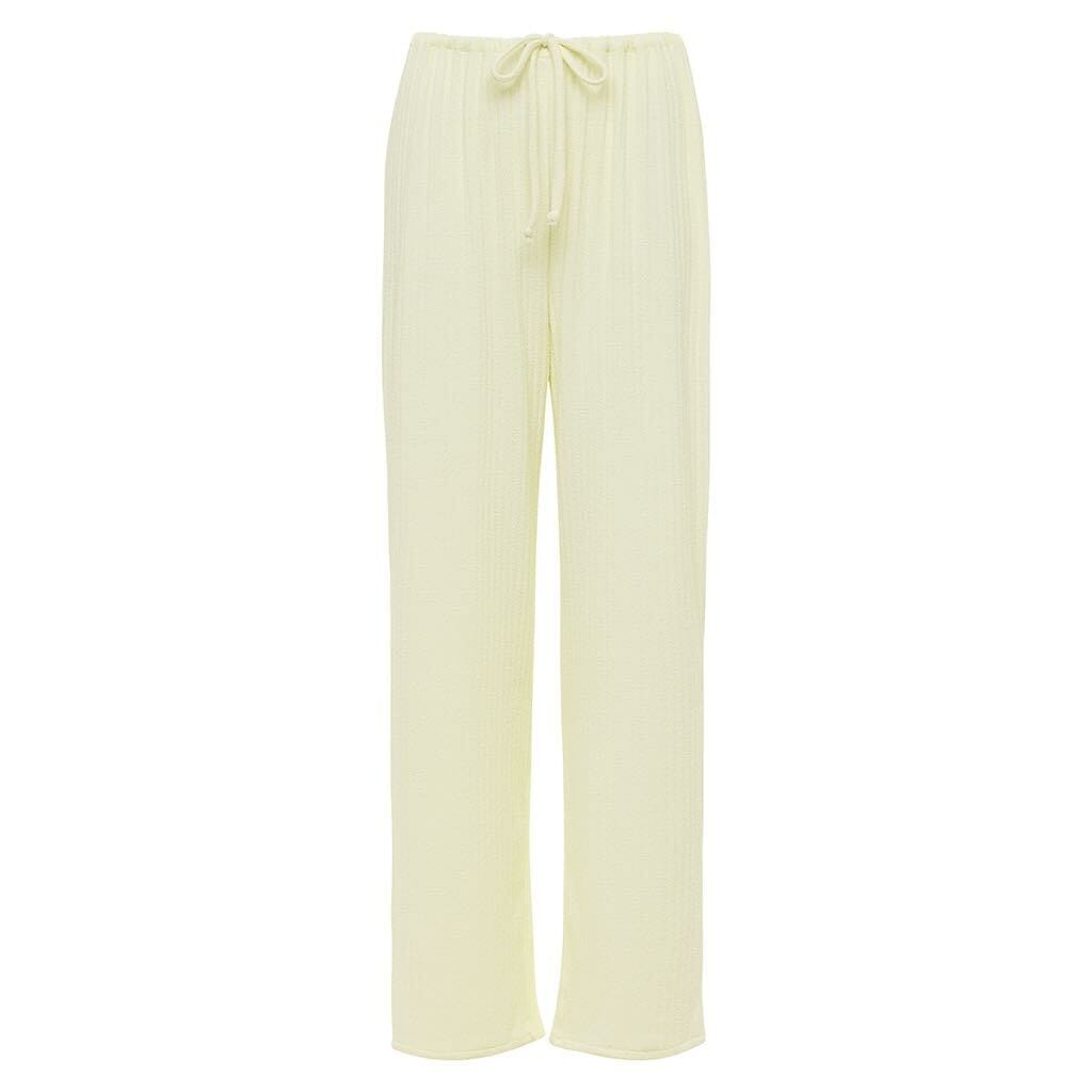 Buttercream Rib Drawstring Pant Apparel Pant Montce 