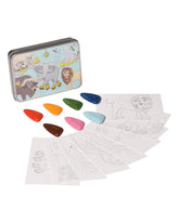 Coloring Kit Set SAFARI + OCEAN + BALLERINA + UNICORN Small Coloring Kits VICILink 