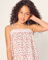 Girl's Lily Nightgown in Petite Petals Children's Nightgown Petite Plume 