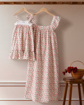 Girl's Lily Nightgown in Petite Petals Children's Nightgown Petite Plume 