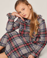 Girl's Brushed Cotton Scarlett Nightgown | Westminster Tartan Nightgowns Petite Plume 