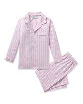 Kid's Twill Pajama in Blush Boulevard Children's Pajama Pants Petite Plume 