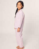 Kid's Twill Pajama in Blush Boulevard Children's Pajama Pants Petite Plume 