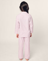 Kid's Twill Pajama in Blush Boulevard Children's Pajama Pants Petite Plume 