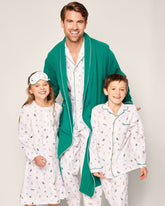 Kid's Twill Pajama Set | Jingle Paws Pajama Sets Petite Plume 