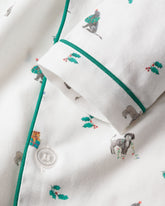 Kid's Twill Pajama Set | Jingle Paws Pajama Sets Petite Plume 