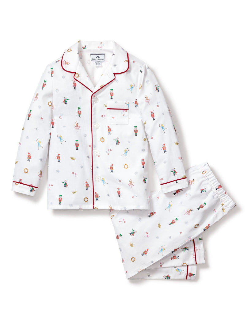 Kid's Twill Pajama Set | A Night at the Nutcracker Pajama Sets Petite Plume 