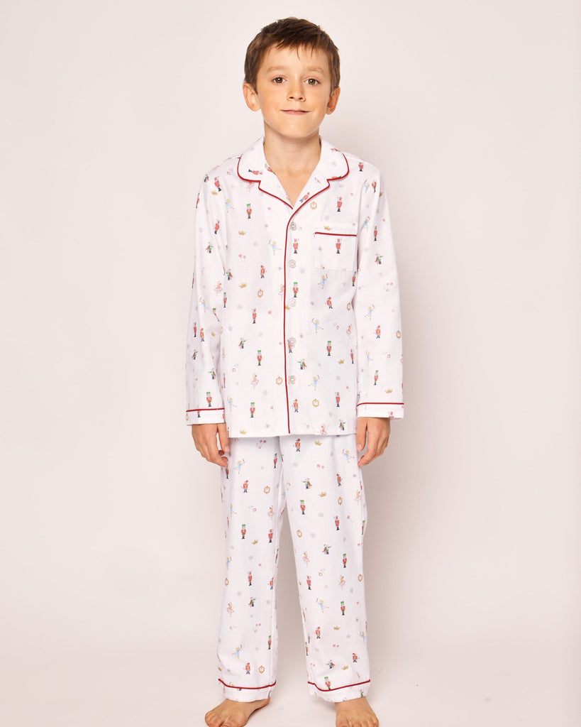 Kid's Twill Pajama Set | A Night at the Nutcracker Pajama Sets Petite Plume 