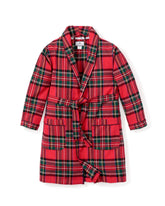 Kid's Brushed Cotton Robe in Imperial Tartan Children's Robe Petite Plume 