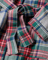 Kid's Brushed Cotton Robe in Westminster Tartan Children's Robe Petite Plume 