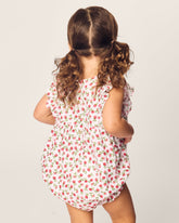 Baby's Twill Ruffled Romper in Petite Petals Infant Romper Petite Plume 